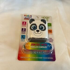 Panda Wireless Earbuds Charging Case - with earbuds